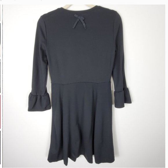 kate spade ponte fit and flare black dress s nwot - Picture 8 of 9